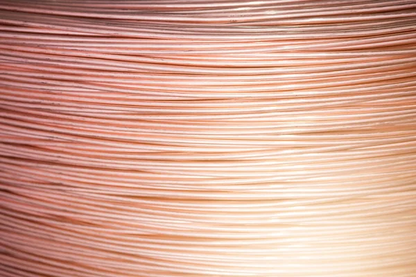 Pure Copper wire core element production of copper cables use for electrical power and  telecomunication industry power