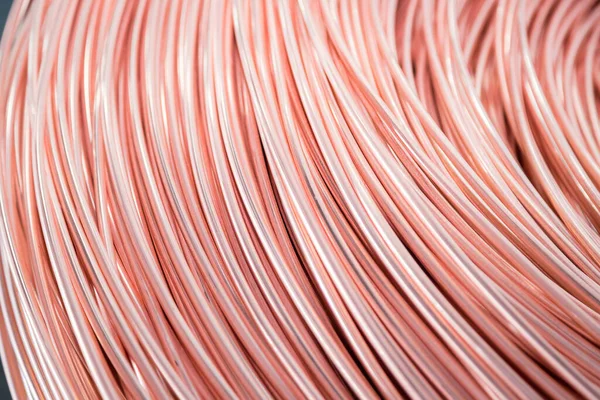 Pure Copper Wire Core Element Production Copper Cables Use Electrical Stock  Photo by ©fastfun23 647295284