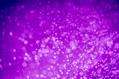 Soyut menekşe mor parıltılı ışıklar Odaklanmış bokeh arkaplanı