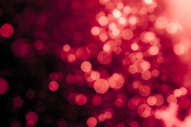 Soyut dekorasyon Bokeh bayramında siyah arka planda parlayan ışıklar