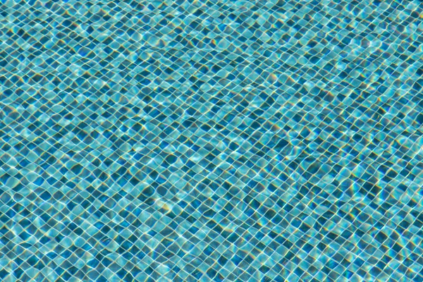 Blauwe Aqua Zwembad Met Rimpelwater — Stockfoto