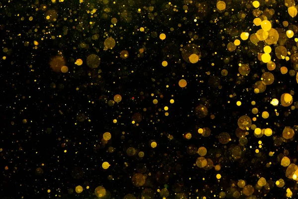 Золото Желтый Боке Легкого Текстурированного Глайтера Использовать Фона Рождественского Дня — стоковое фото