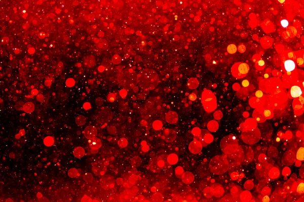 Bokeh Vermelho Luz Texturizado Brilho Uso Para Fundo Dia Dos — Fotografia de Stock
