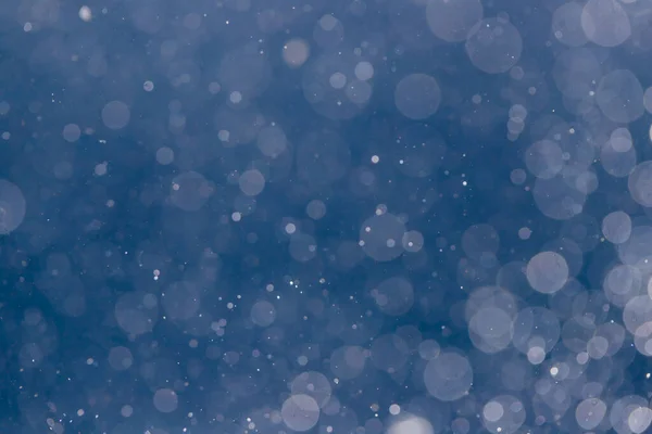 Абстрактний Елегантний Блиск Іскри Боке Осквернений Синьому Фоні — стокове фото