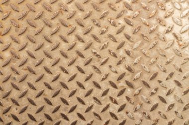 Paslı arkaplanı olan eski metal tabaka.