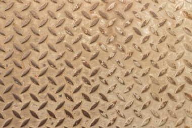 Paslı arkaplanı olan eski metal tabaka.