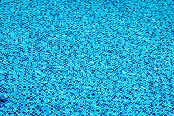 Blue Aqua Swimming Pool Rippled Water — Stock Photo, Image