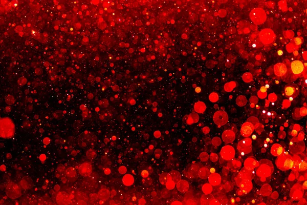 Červený Bokeh Světla Texturované Třpyt Použití Pro Valentýna Pozadí — Stock fotografie