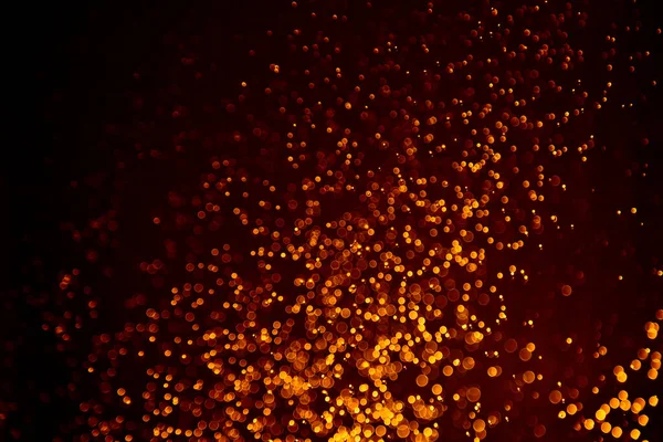 Красивый Абстрактный Красный Боке Черным Фоном — стоковое фото