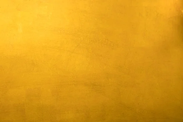 Złota Farba Tle Tekstury Ściany Cementu — Zdjęcie stockowe