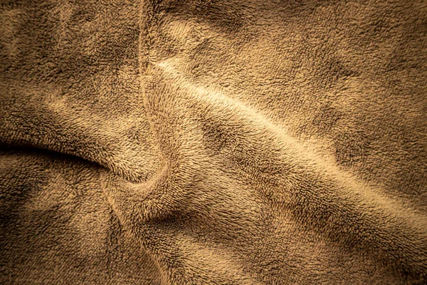 Роскошные Коричневые Полотенца Текстура Очистки Вашего Тела — стоковое фото