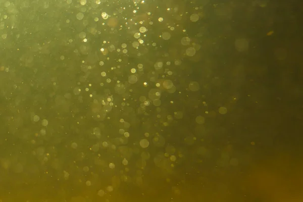 Abstract glitter gold bokeh on gold background