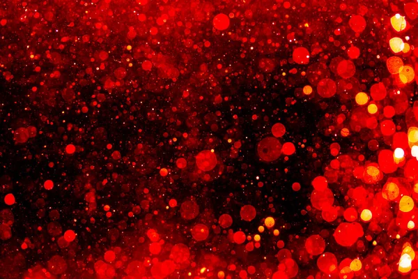 Röd Bokeh Lätt Texturerat Glitter Användning För Alla Hjärtans Dag — Stockfoto