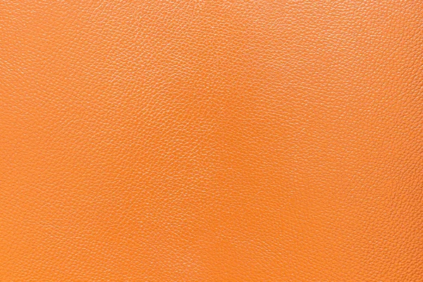 Oranje Lederen Patroon Textuur Achtergrond — Stockfoto