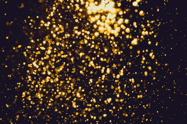 Glitter Gullårgang Lys Bakgrunn – stockfoto