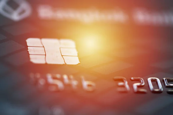 Credit cards for financial transactions or online shopping