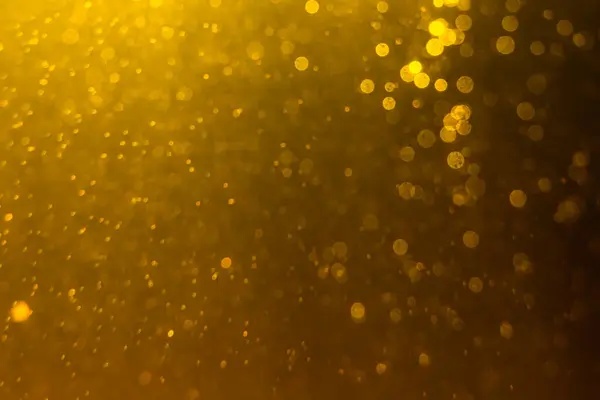 Arkaplanı Kutlamak Için Bulanık Altın Bokeh Yıldızlarını Kullan — Stok fotoğraf