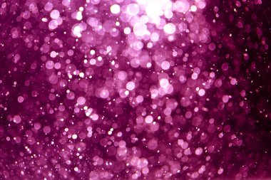 Siyah arkaplan ile neon ışıkları tarafından oluşturulan klasik kırmızı bokeh