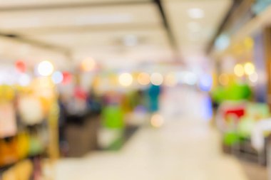 Daha az kalabalık Coronavirüs 'ten sonra mağazalardaki bulanık görüntüler