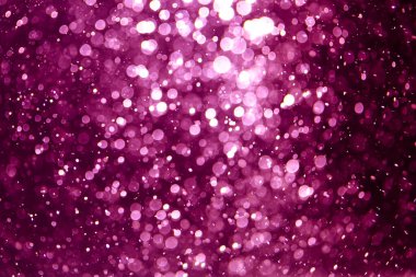 Siyah arkaplan ile neon ışıkları tarafından oluşturulan klasik kırmızı bokeh