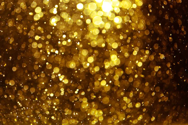 Vintage Χρυσό Bokeh Δημιουργήθηκε Από Νέον Φώτα Fwith Μαύρο Φόντο — Φωτογραφία Αρχείου