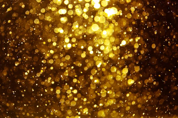 ネオン ライトによって作成されたヴィンテージ ゴールド 黒の背景 — ストック写真