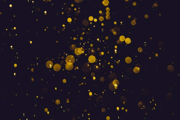 Блискучі Золоті Зірки Боке Використовують Святкового Фону — стокове фото
