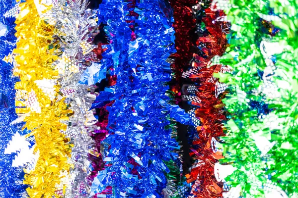 クリスマスやお祝いの装飾のためのカラフルなライン虹 ロイヤリティフリーのストック写真