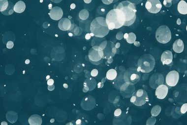 Doğal su dokusundan mavi bokeh