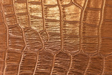 Arkaplan için kahverengi timsah desenli doku kullanımı