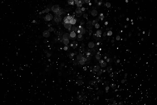 Bokeh Lights Black Background — Stock Photo, Image