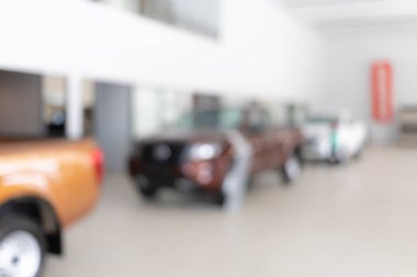 Görüntü araç showroom kullanım için arka plan bulanıklık