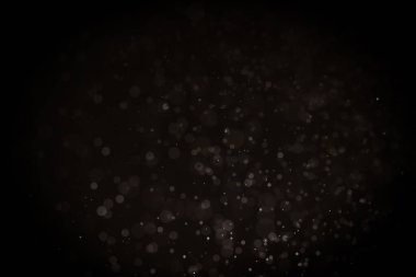 Siyah arkaplanı olan soyut siyah bokeh