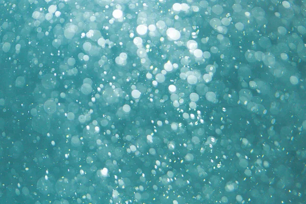 Blue Bokeh Natural Water Texture Background — Stock Photo, Image