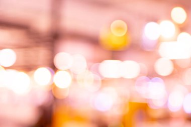 Siyah arkaplan üzerindeki ışık deseninin soyut bokeh 'i