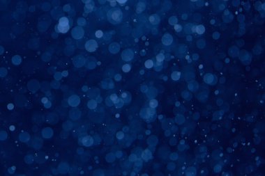 Siyah arka plan ile Soyut Mavi bokeh