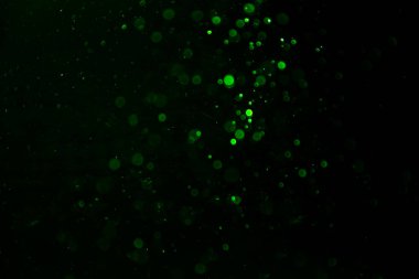 yeşil bokeh doğal siyah arkaplan