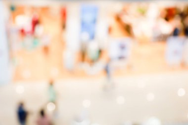 Daha az kalabalık Coronavirüs 'ten sonra mağazalardaki bulanık görüntüler