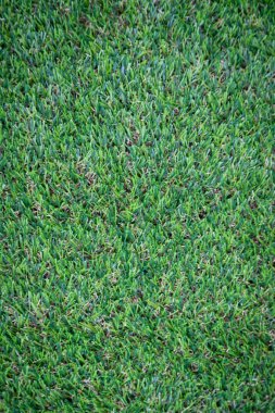 Yeşil yapay çim zemin arka planı