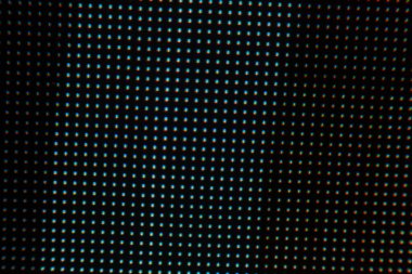 Duvar kağıdı arkaplanı için bokeh ile büyük RGB LED ekran dokusu