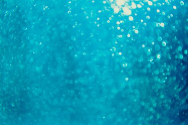 Siyah arkaplan ile soyut mavi bokeh lüksü