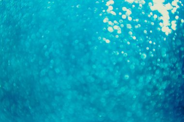 Siyah arkaplan ile soyut mavi bokeh lüksü