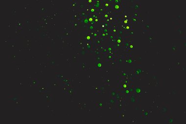 yeşil bokeh doğal siyah arkaplan