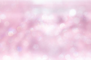 Pembe soyut ışıltılar ya da parlak ışıklar Odaklanmış daireler bokeh arkaplan