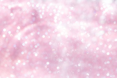 Pembe soyut ışıltılar ya da parlak ışıklar Odaklanmış daireler bokeh arkaplan
