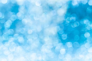 Soyut Mavi Kış Bokeh Odaklanamayan Arkaplan