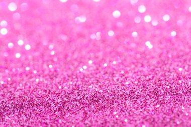 Pembe soyut ışıltılar ya da parlak ışıklar Odaklanmış daireler bokeh arkaplan