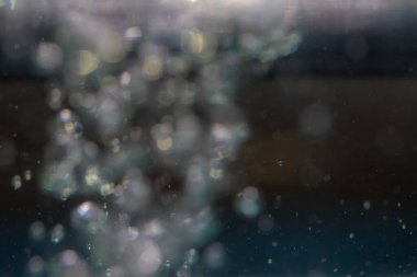 Siyah arka plan üzerinde ışık bokeh bulanıklık