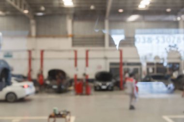 arkaplan için araç servis merkezi oto tamir atölyesi kullanımının mavimsi resmi