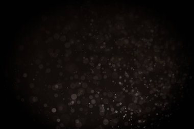 Siyah arkaplanı olan soyut siyah bokeh